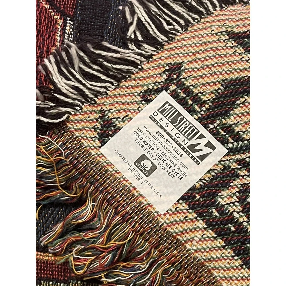 Mill Street Design Tapestry Throw Blanket Fredonia NY Fire‎ Department 67